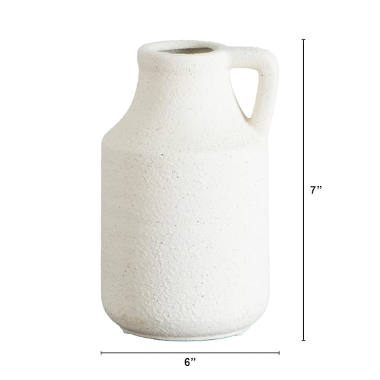 7in. Textured Handmade Vase
